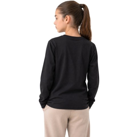 Koszulka dla dziewczynki Longsleeve 4F F460 głęboka czerń 4FJWMM00TLONF460 20S 146cm 4F