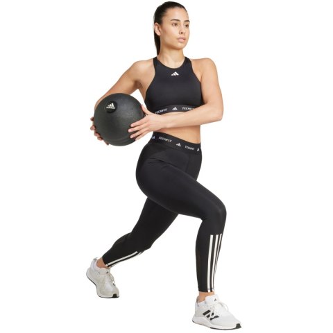 Legginsy damskie adidas Techfit 3-Stripes 7/8 czarne IT2272 L Adidas
