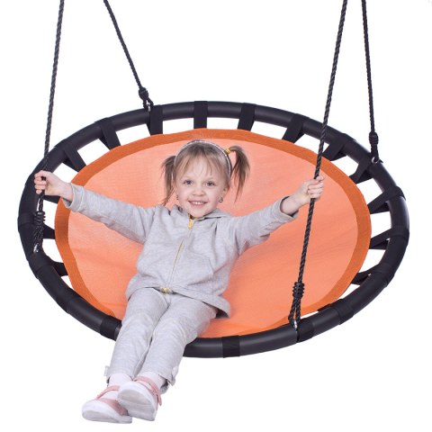 NB5034 BOCIANIE GNIAZDO HUŚTAWKA POMARAŃCZOWE ŚR.100 CM NILS NILS