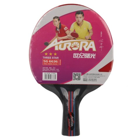 Rakietka do p-ponga Aurora 3* SG6636 short Aurora