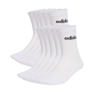 Skarpety adidas Cushioned Linear Crew 10 par białe KF9091 37-39 Adidas
