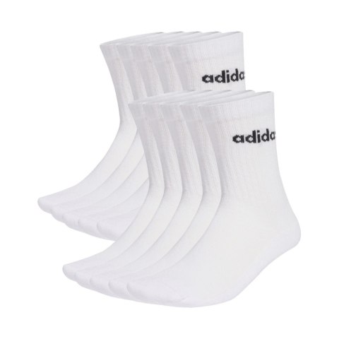 Skarpety adidas Cushioned Linear Crew 10 par białe KF9091 37-39 Adidas