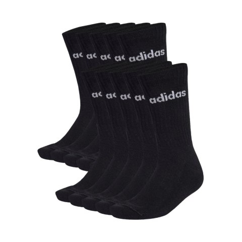 Skarpety adidas Cushioned Linear Crew 10 par czarne KF9092 43-45 Adidas