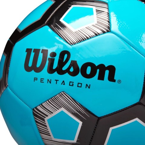 Piłka nożna Wilson Pentagon SB Robl niebieska WTE8542XB05 5 Wilson