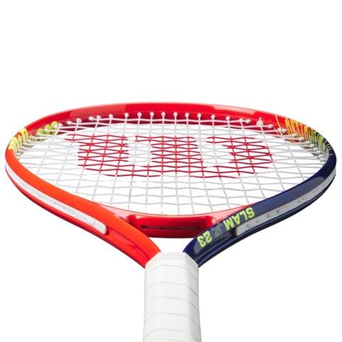 Rakieta do tenisa ziemnego Wilson Slam JR 23 Boys TNS RKT 3 5/8'' czerwono-granatowa WR171910U Wilson