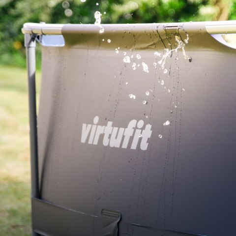 VIRTUFIT OKRĄGŁY BASEN 305 CM Z POMPĄ FILTRUJĄCĄ ANTRACYTOWY VirtuFit