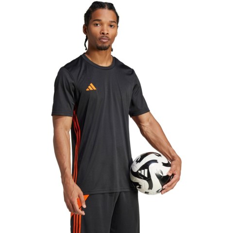 Koszulka męska adidas Tabela 23 Jersey czarno-pomarańczowa JI8826 2XL Adidas teamwear