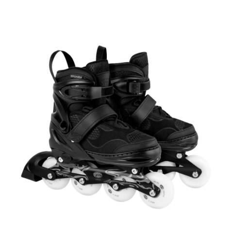 Łyżworolki Spokey Firefly czarno-białe 946367-946368 39-42 Spokey