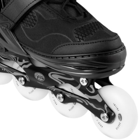 Łyżworolki Spokey Firefly czarno-białe 946367-946368 39-42 Spokey