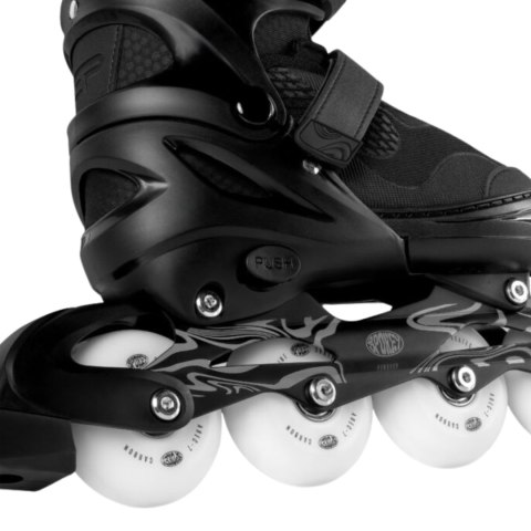 Łyżworolki Spokey Firefly czarno-białe 946367-946368 39-42 Spokey