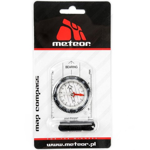 Kompas mały z linijką Meteor 8574 71011 Meteor
