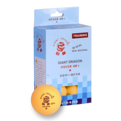 Piłeczki do ping ponga SMJ Silver Star 6 szt pomarańczowa 8341 Smj Piłeczki do ping ponga SMJ Silver Star 6 szt pomarańczowa 8341 Smj