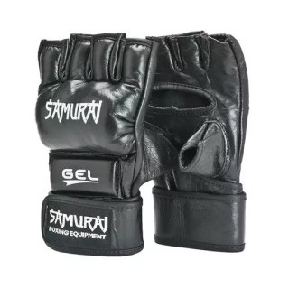 RĘKAWICE MMA SAMURAJ PRO SKÓRA BLACKrXXL