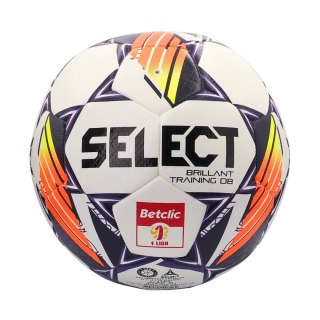 Piłka nożna Select Brillant Training DB Betclic 1 Liga v24 biało-pomarańczowo-fioletowa 18763 4 Select