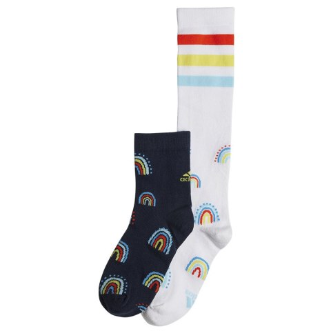 Skarpety adidas Rainbow 2PP HN5735 multikolor 37-39 Adidas