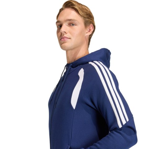 Bluza męska adidas Tiro 26 League Sweat Full Zip Hoodie granatowa KF3320 M Adidas teamwear