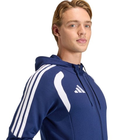 Bluza męska adidas Tiro 26 League Sweat Full Zip Hoodie granatowa KF3320 M Adidas teamwear