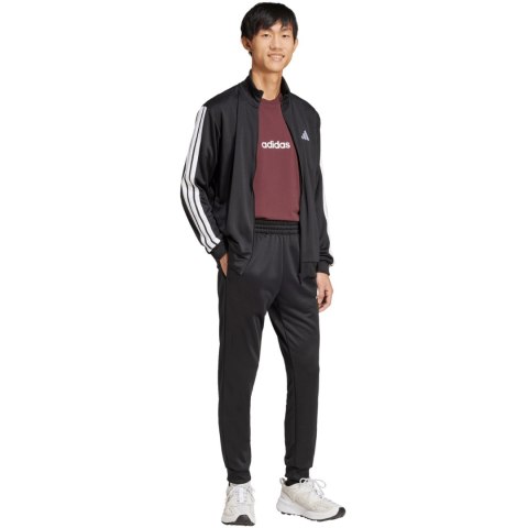 Dres męski adidas Sportswear Basic 3-Stripes French Terry czarny JC5375 L Adidas