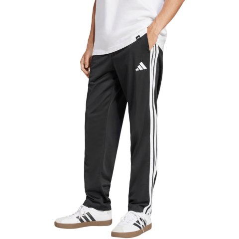 Spodnie męskie adidas 3-Stripes Tricot Regular-Fit Open Hem czarne JI8802 M Adidas