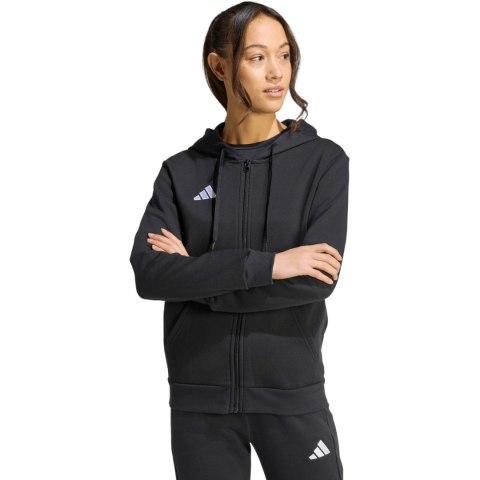 Bluza damska adidas Entrada 26 Full Zip Hoodie czarna KF5939 S Adidas teamwear