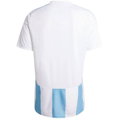 Koszulka męska adidas Striped 24 Jersey biało-błękitna IW4555 XL Adidas teamwear