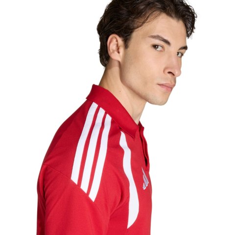 Koszulka męska adidas Tiro 26 League Polo czerwona KF3400 S Adidas teamwear