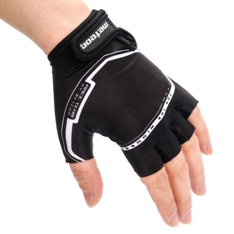 Rękawiczki rowerowe dla dzieci Meteor Racing Jr 23386-23387-23388 M Meteor