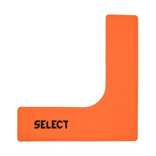 Znaczniki pola płaskie Select 16 szt. z 4 narożnikami pomarańczowe 17188 Select