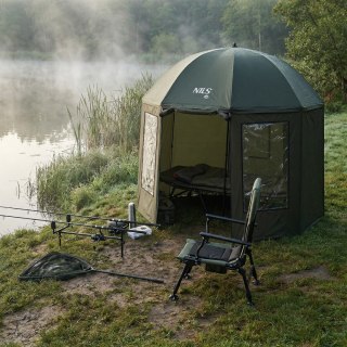 NC4701 PARASOL WĘDKARSKI Z PEŁNĄ OSŁONĄ NILS CAMP NILS CAMP