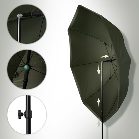 NC4701 PARASOL WĘDKARSKI Z PEŁNĄ OSŁONĄ NILS CAMP NILS CAMP