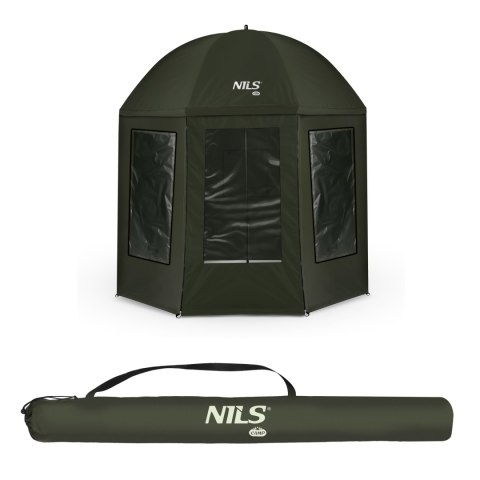 NC4701 PARASOL WĘDKARSKI Z PEŁNĄ OSŁONĄ NILS CAMP NILS CAMP