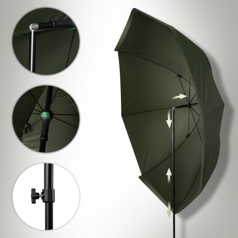 NC4702 PARASOL WĘDKARSKI Z BOCZNĄ OSŁONĄ NILS CAMP NILS CAMP