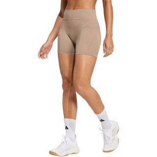 Spodenki damskie adidas Workout Essentials 4 inch beżowe JX3926 M Adidas