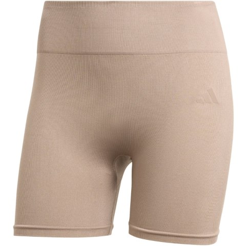 Spodenki damskie adidas Workout Essentials 4 inch beżowe JX3926 M Adidas