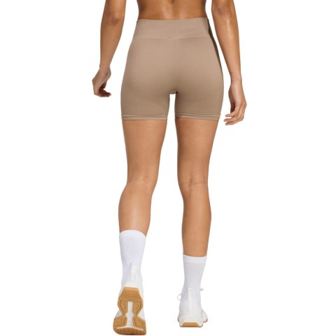 Spodenki damskie adidas Workout Essentials 4 inch beżowe JX3926 M Adidas