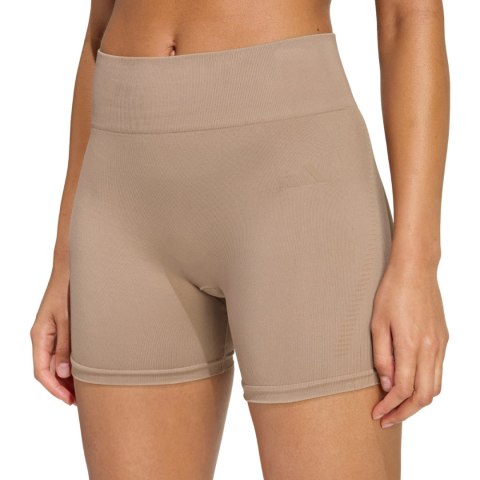Spodenki damskie adidas Workout Essentials 4 inch beżowe JX3926 M Adidas