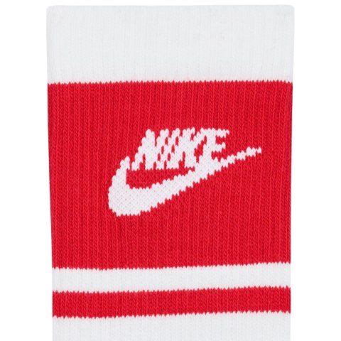 Skarpety Nike Everyday Elevated Crew 3 pary biało-czerwone IM7949 900 35-37,5 Nike