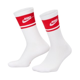 Skarpety Nike Everyday Elevated Crew 3 pary biało-czerwone IM7949 900 38-42,5 Nike