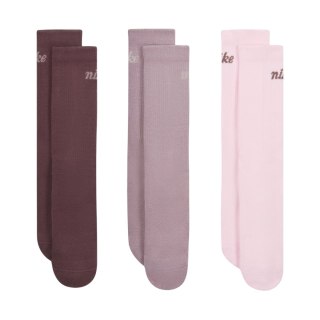 Skarpety Nike Everyday Elevated Crew 3 pary różowe, brązowe IH8528 903 35-37,5 Nike