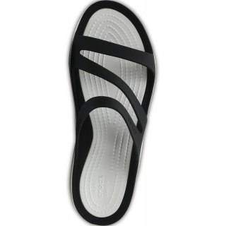 Klapki damskie Crocs Swiftwater Sandal W czarno-białe 203998 066 39-40 Crocs