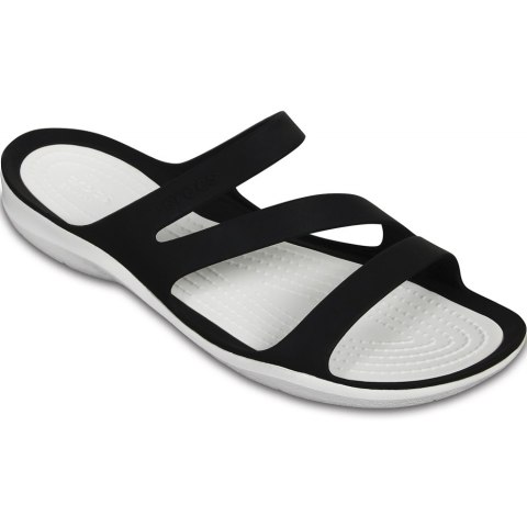 Klapki damskie Crocs Swiftwater Sandal W czarno-białe 203998 066 41-42 Crocs