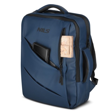 NC4502 PLECAK NA LAPTOP Z USB NIEBIESKI NILS NILS CAMP