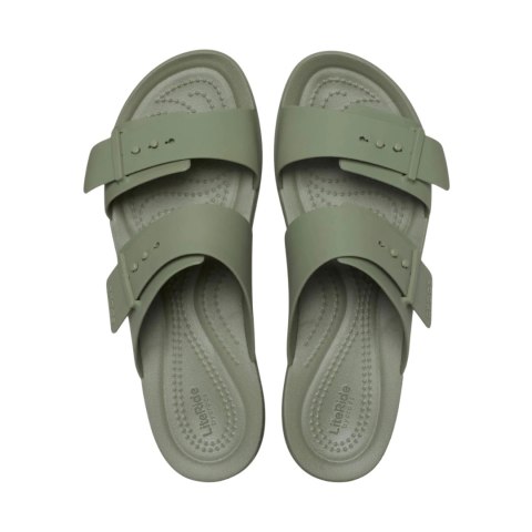 Klapki damskie Crocs Brooklyn Buckle Low zielone 211215 3BX 37-38 Crocs