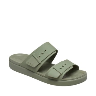 Klapki damskie Crocs Brooklyn Buckle Low zielone 211215 3BX 38-39 Crocs