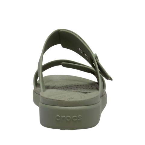 Klapki damskie Crocs Brooklyn Buckle Low zielone 211215 3BX 39-40 Crocs