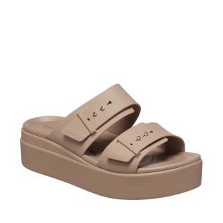 Klapki damskie Crocs Brooklyn Low beżowe 207431 2Q9 39-40 Crocs