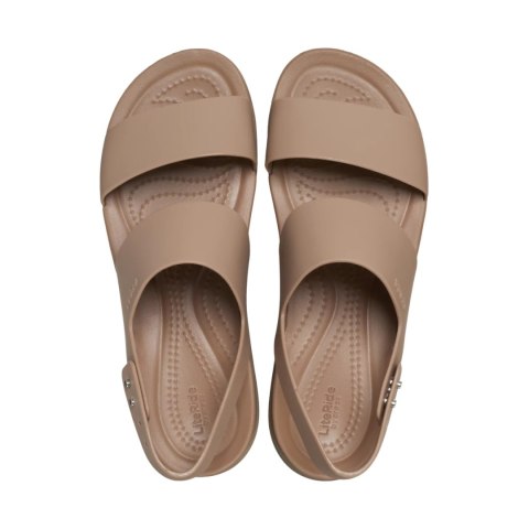 Sandały damskie Crocs Brooklyn Low Wedge beżowe 206453 2EL 36-37 Crocs