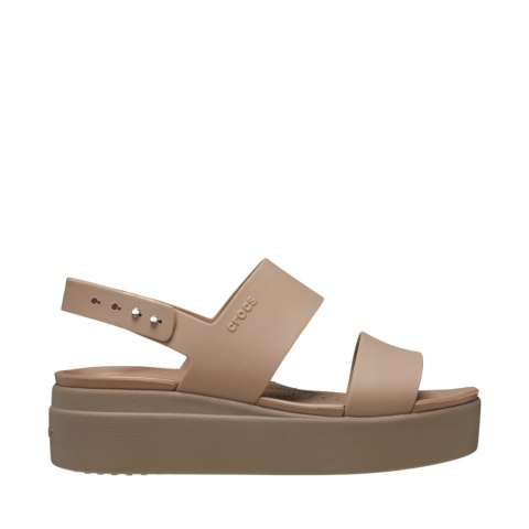 Sandały damskie Crocs Brooklyn Low Wedge beżowe 206453 2EL 37-38 Crocs