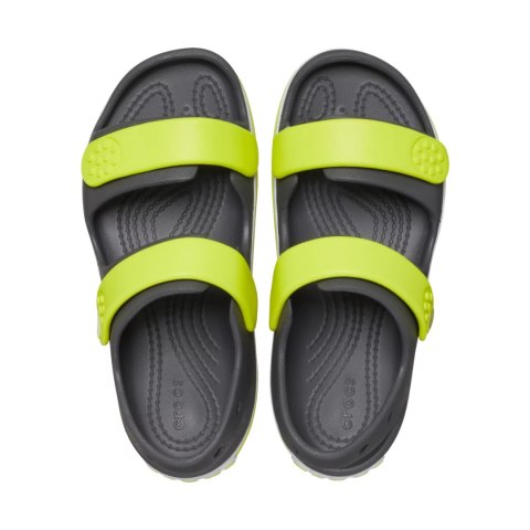 Sandały dla dzieci Crocs Crocband Cruiser grafitowo-żółte 209423 1NJ 33-34 Crocs