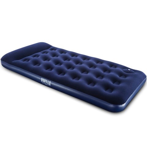 Materac welurowy jednoosobowy Bestway Pavillo niebieski 1,88 m x 99 cm x 28 cm 67224 6300 Bestway